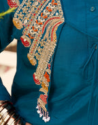 AURA ATTACHED CAPE KURTA SET
