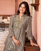 Luminous Mauve Kurta Set