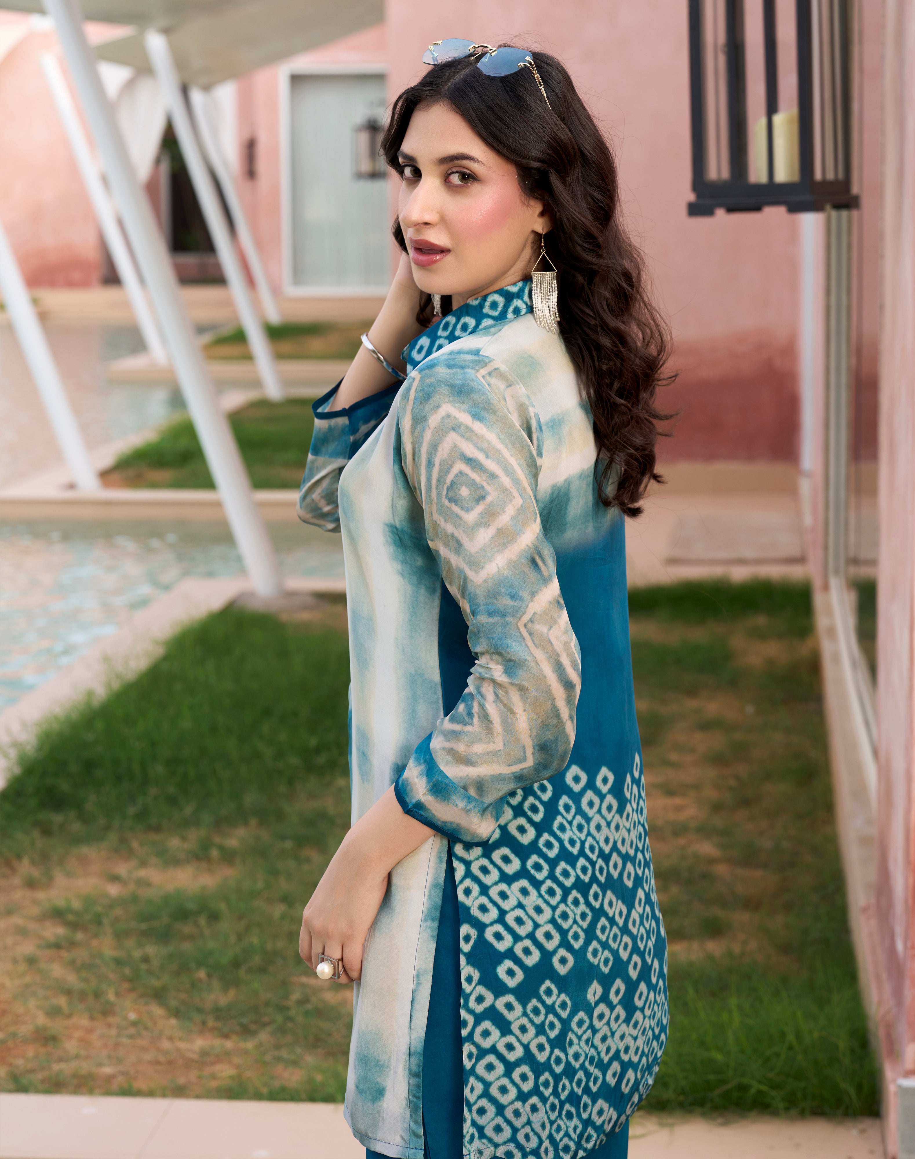 Bandhani Fusion Co-Ord Set