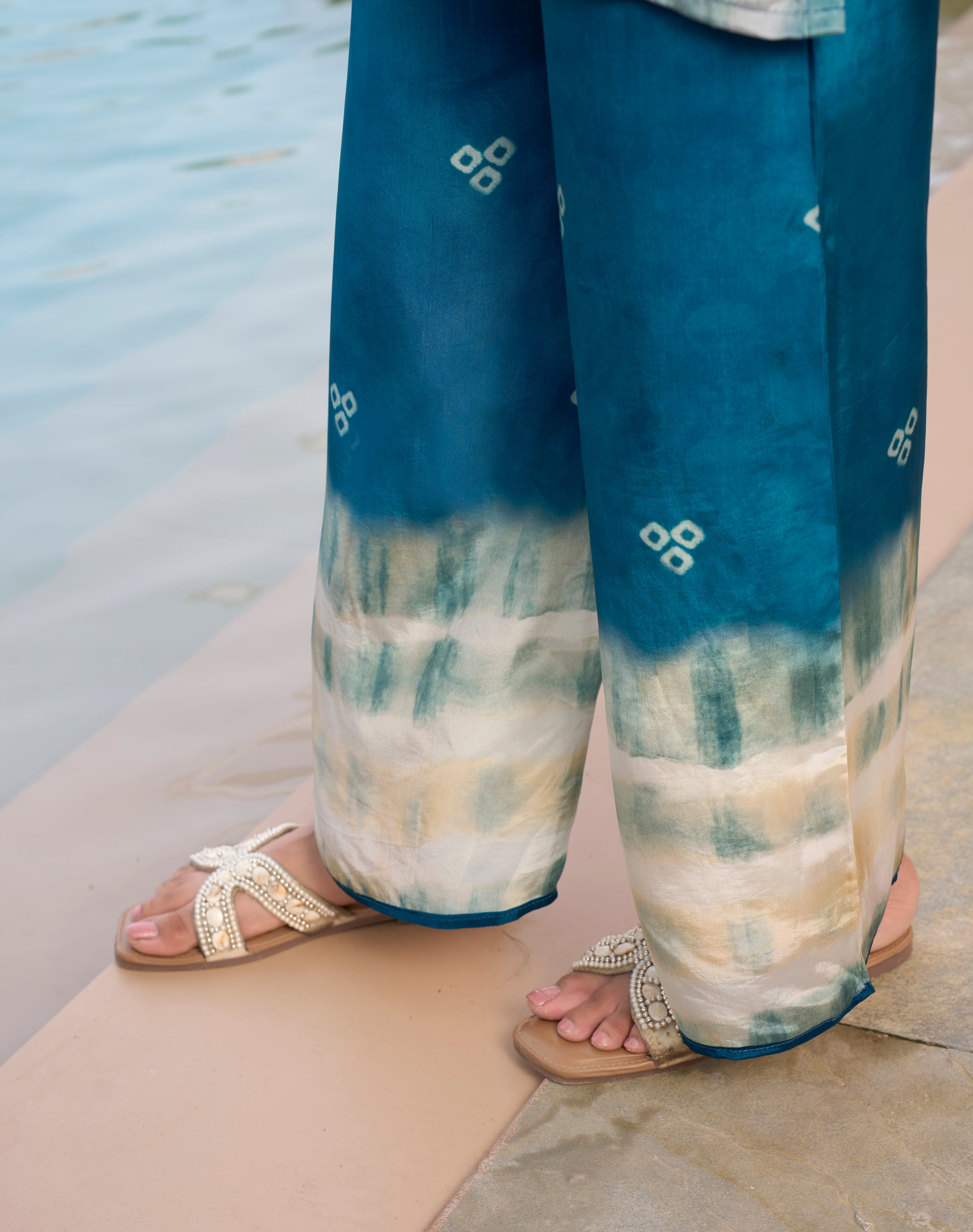 Bandhani Fusion Co-Ord Set