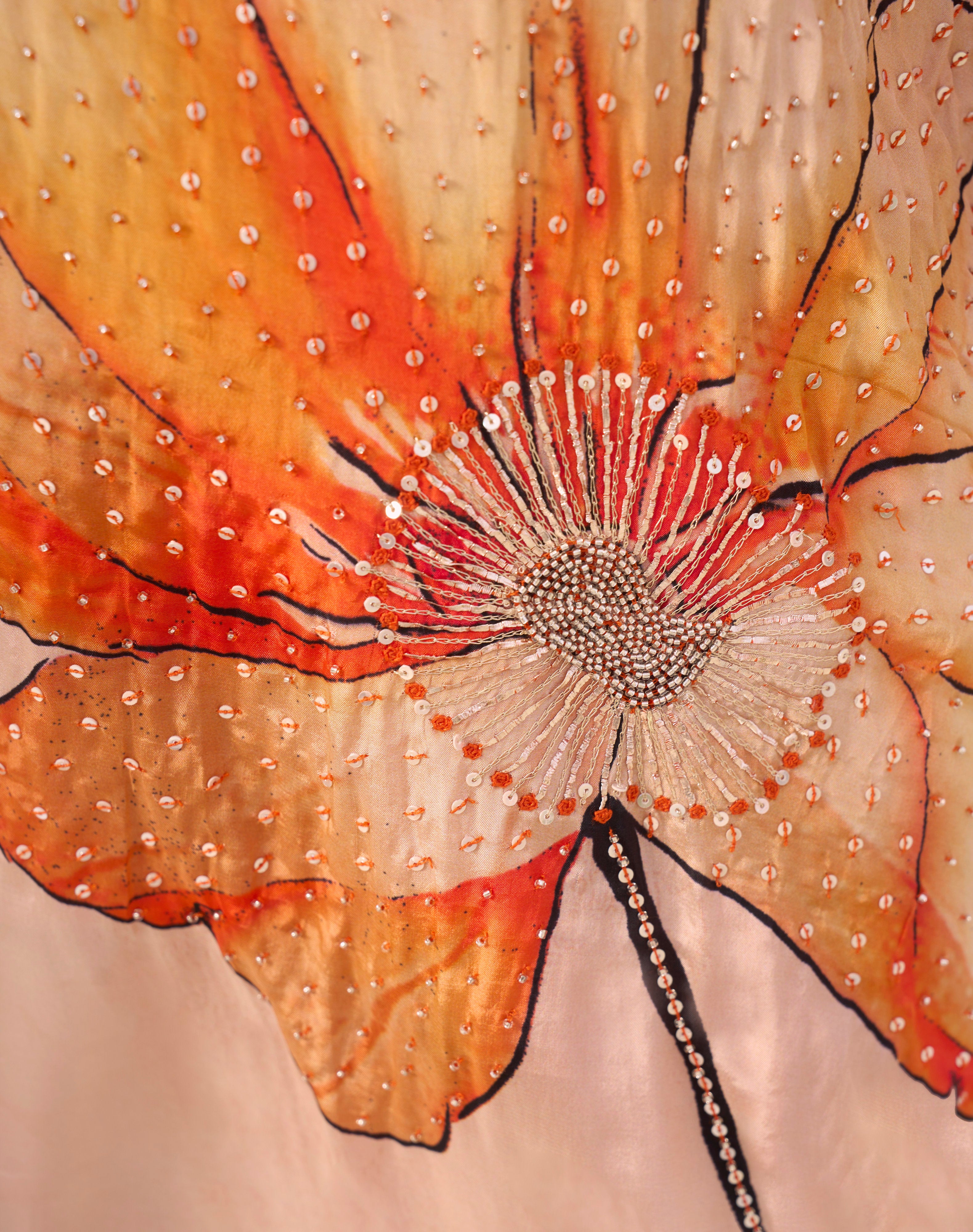 SUNSET BLOOM KAFTAN SET