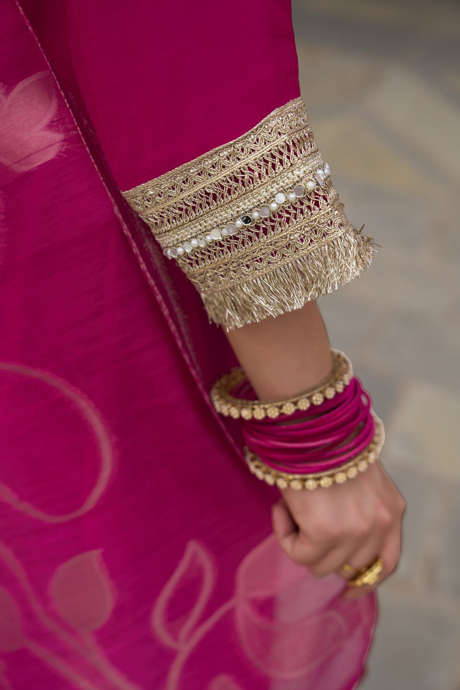 SHAH-BANO FLAIRED ANARKALI SET