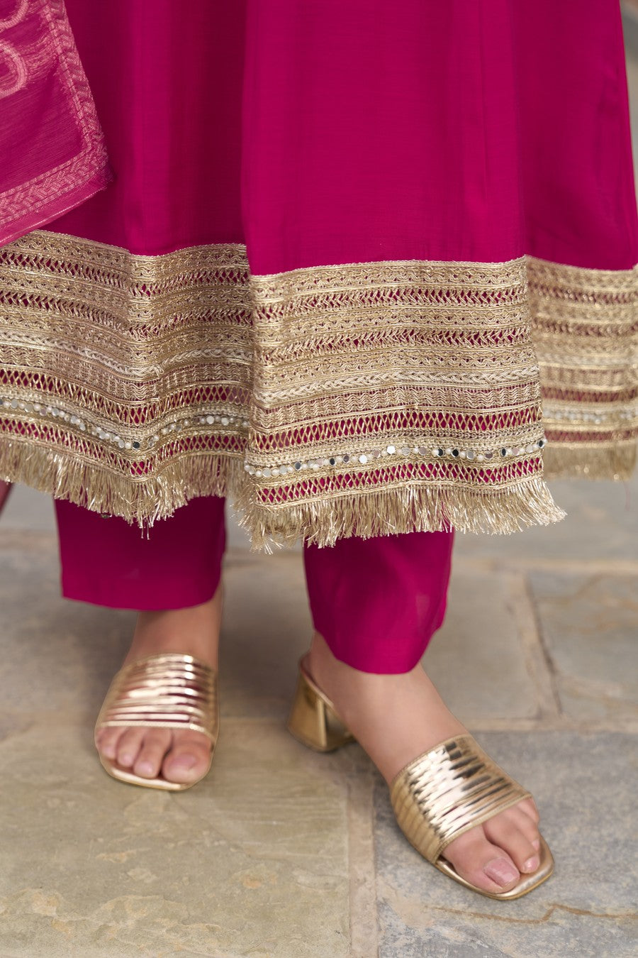 SHAH-BANO FLAIRED ANARKALI SET