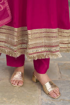 SHAH-BANO FLAIRED ANARKALI SET