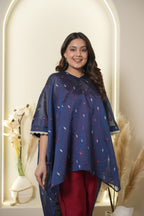 Blue Printed Kaftan Co-Ord Set