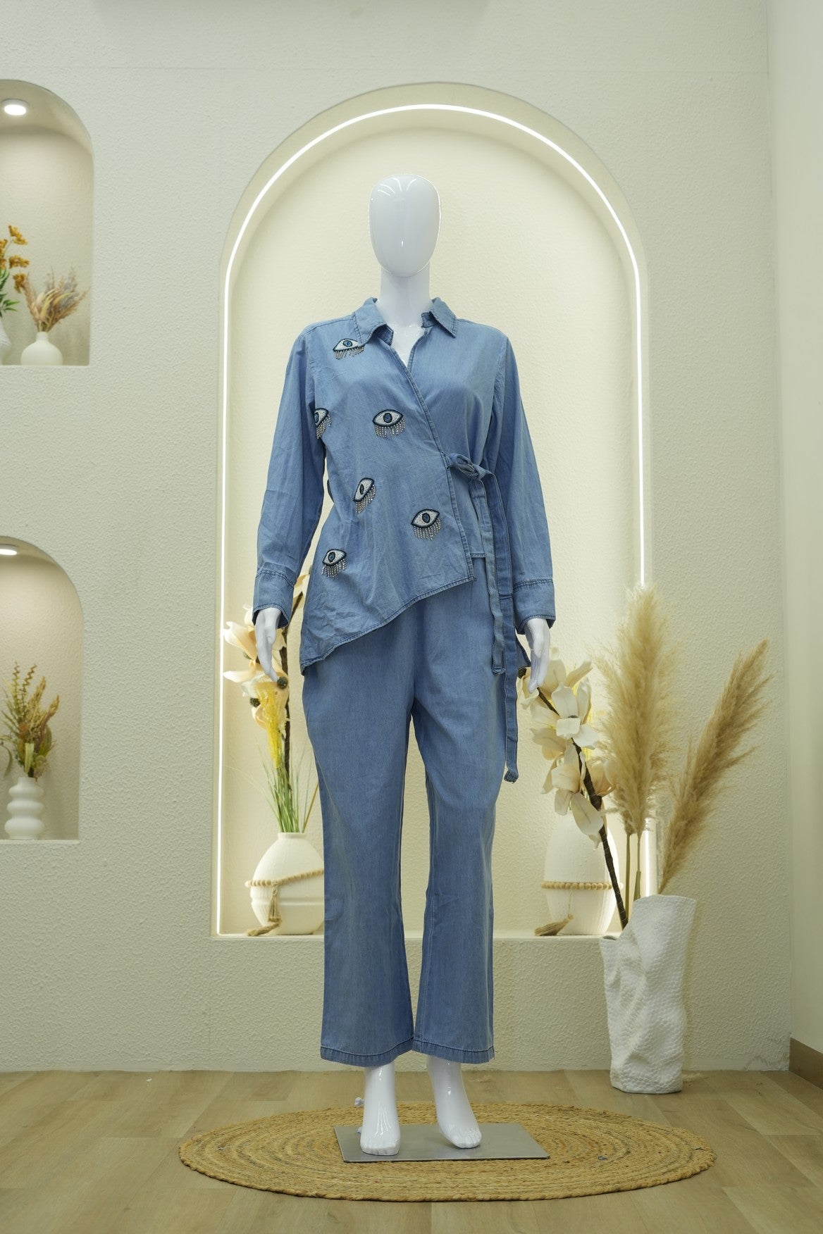 Evil Eye Denim Ensemble Co-Ord Set