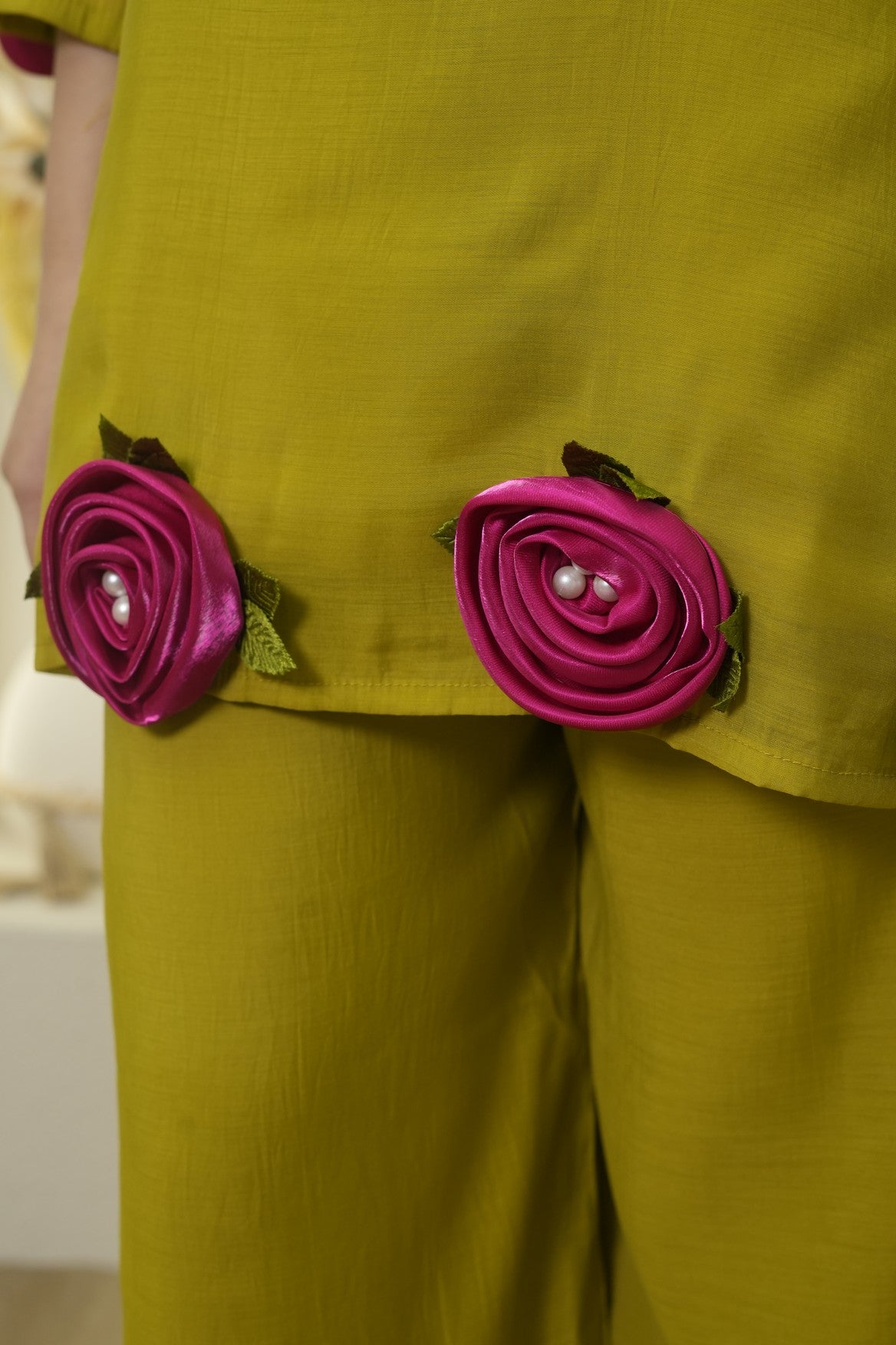 Statement 3D Rose Appliqué Fusion Set