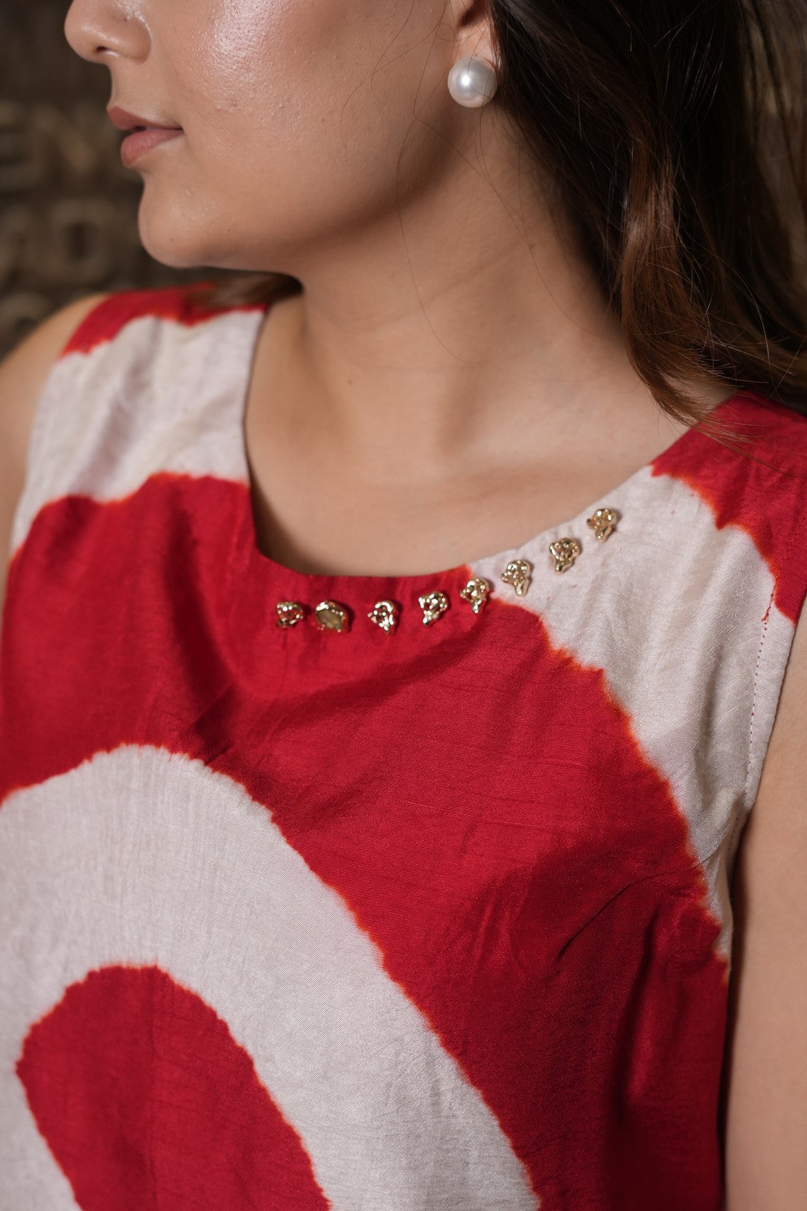 Bohemian Circle Print Flowing co- set