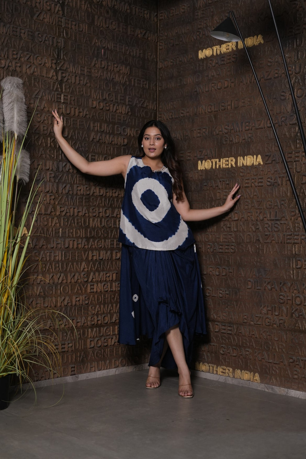 Bohemian Circle Print Flowing co- set