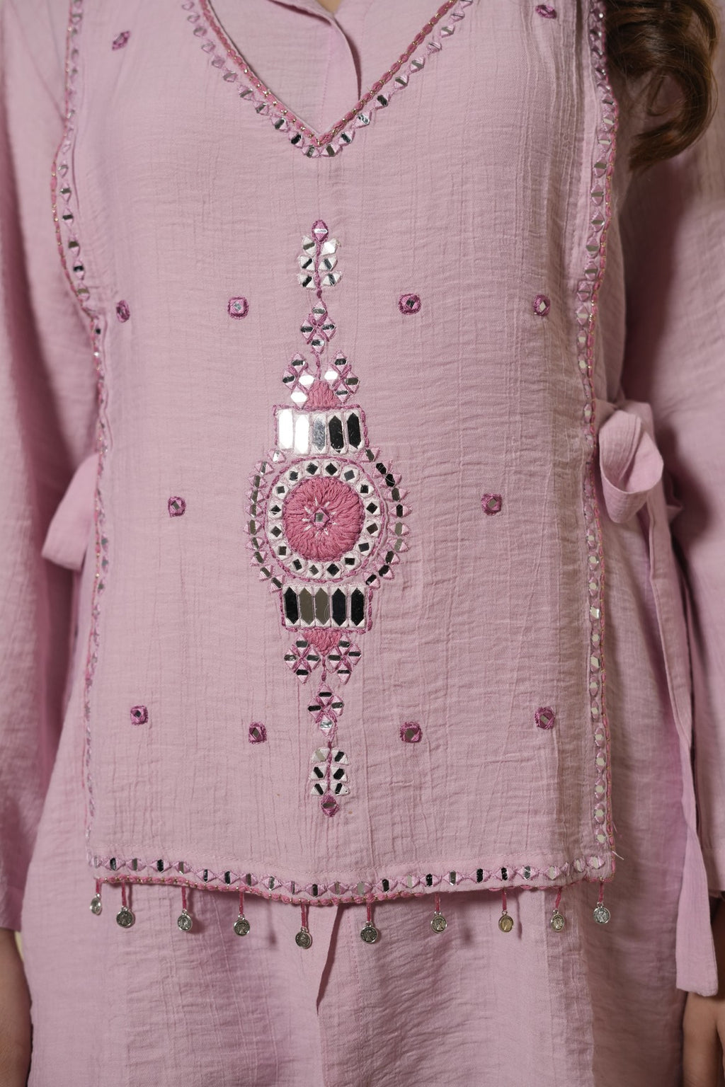 Pastel Embellished Layered Co-ord Set