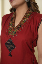 Printed Kurta Palazzo Set with Dupatta
