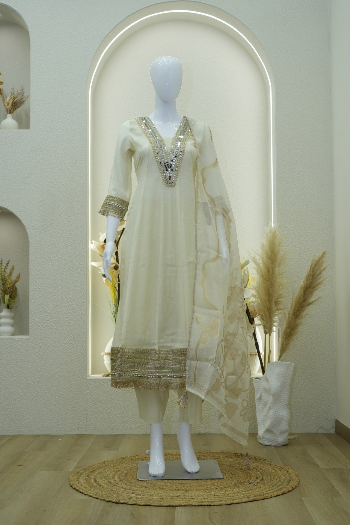 SHAH-BANO FLAIRED ANARKALI SET