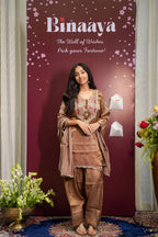 Mocha Elegance Kurta Set