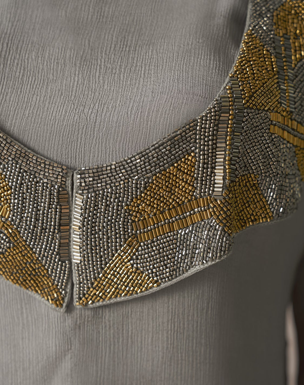 Grey luxe Peplum Set