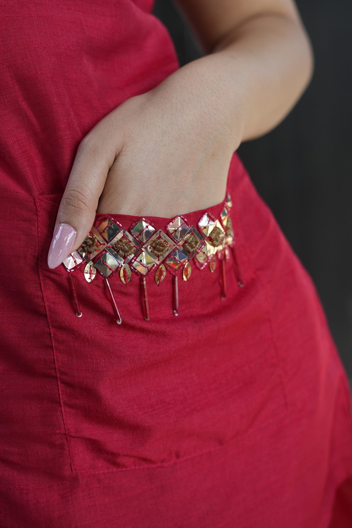 Gulnaar Pocket Detail Ensemble