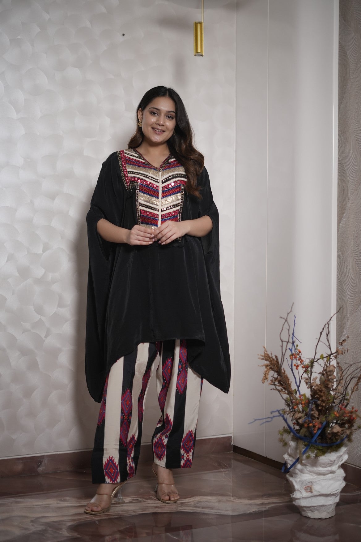 Black Mosaic Co-Ord Set