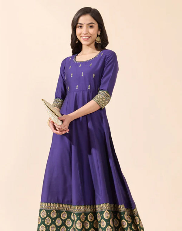 BUTTA EMBROIDERED ANARKALI