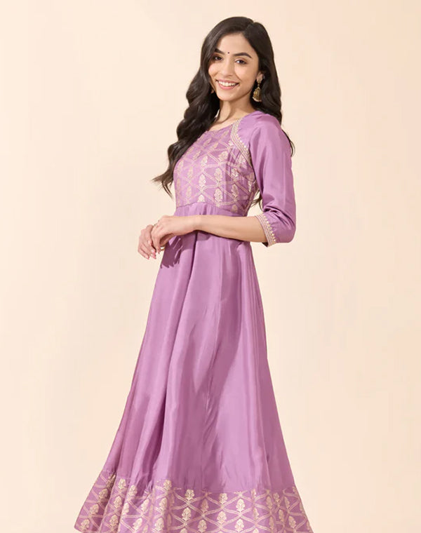 FESTIVE ANARKALI WITH  BROCADE YOKE