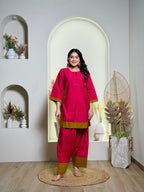 Fuchsia Contrast Farsi Set