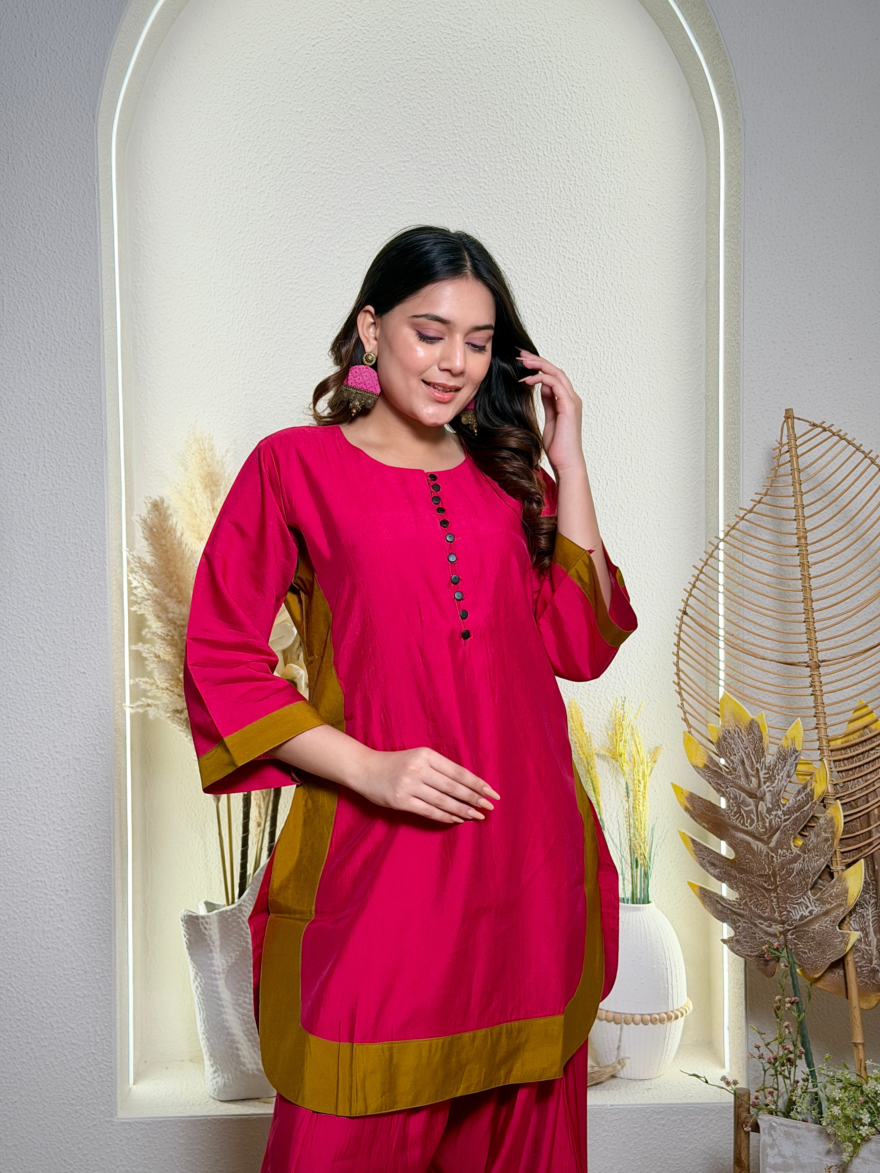 Fuchsia Contrast Farsi Set