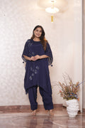 FLORAL APPLIQUE FARSHI KAFTAN SET