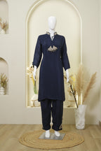 Sequin Embellished Kurta and Trouser Set