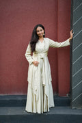 Vinaya Cape Overlay Palazzo Set