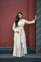 Vinaya Cape Overlay Palazzo Set
