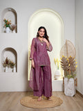 Mauve Aura Ethnic Set