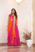 Gulabi Dastaan Mirror-Work Set