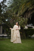 Ivory Paisley Kurta Set