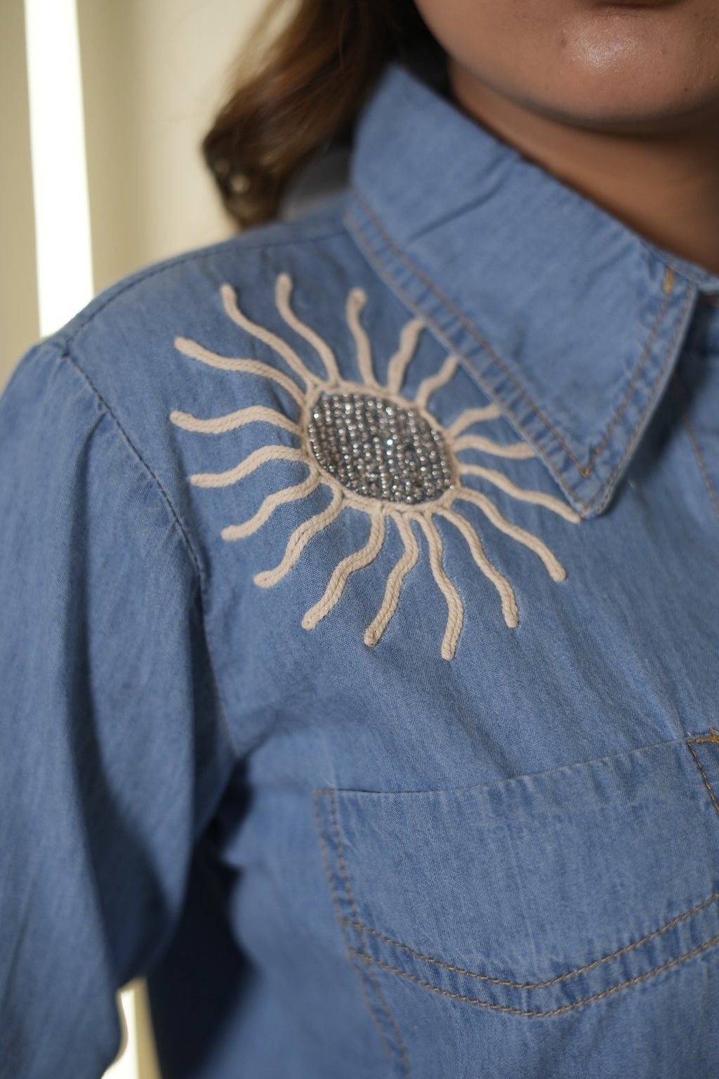 Blue Denim Star Co-Ord Set