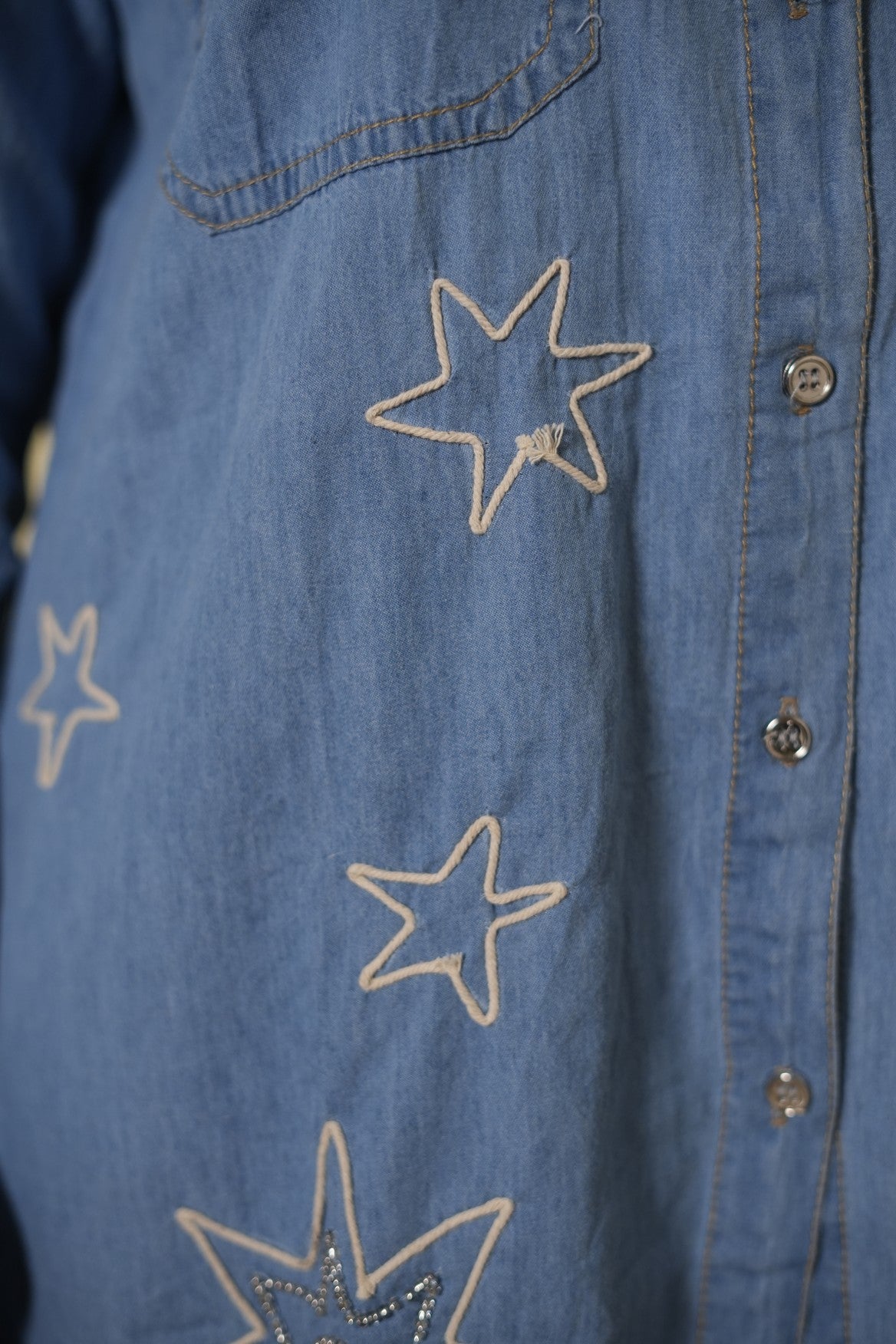 Blue Denim Star Co-Ord Set