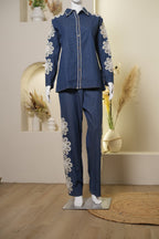 Floral Denim Co-ord Set