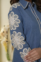 Floral Denim Co-ord Set