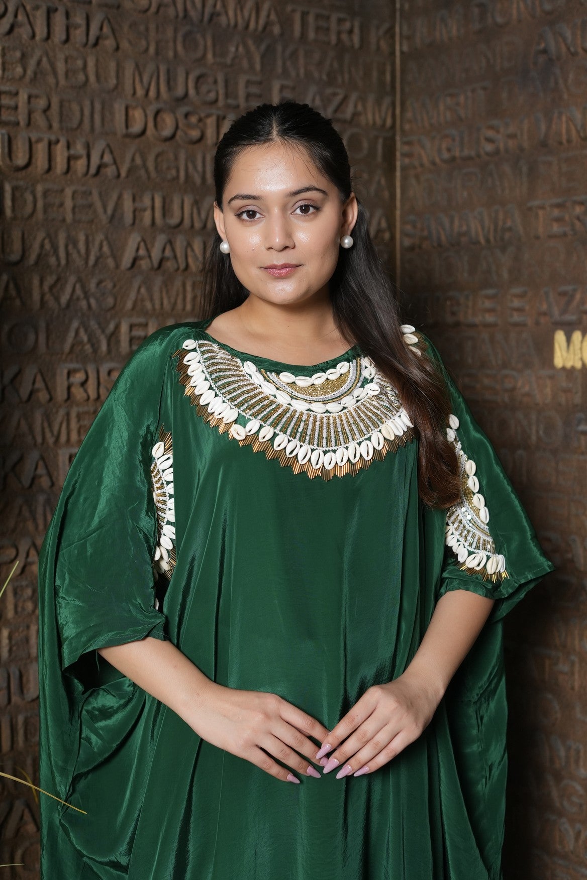 Royal Embroidered Kaftan Co-ord Set