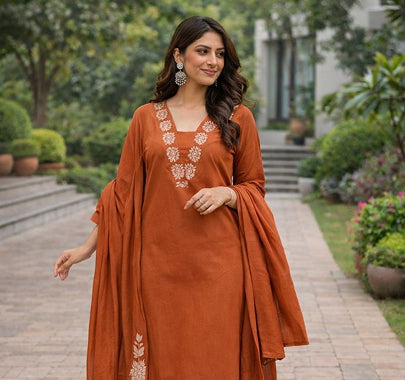 BUTTA EMBROIDERED ANARKALI