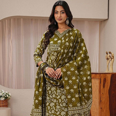 BUTTA EMBROIDERED ANARKALI